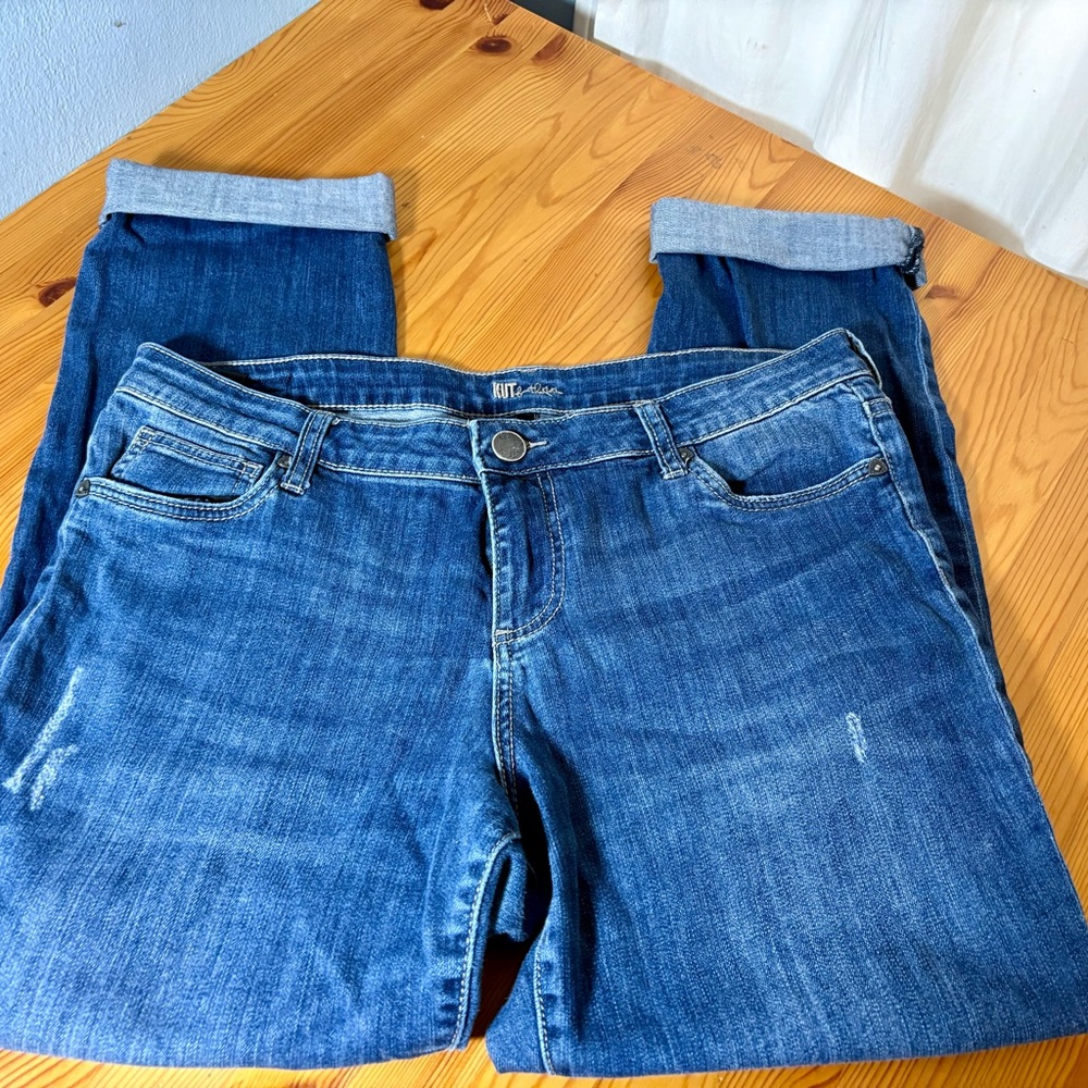 Kut from the Kloth Dark Blue Boyfriend Jeans